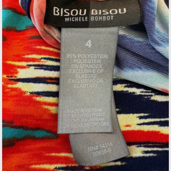 Bisou Bisou Maxi Halter Dress in Multi-Color Print - Picture 9 of 14